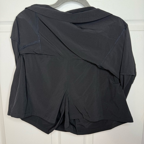 Athleta Black All Day Skort Jupe Short All Day Zipper Pocket on Waist Size 8 GUC - Picture 4 of 6